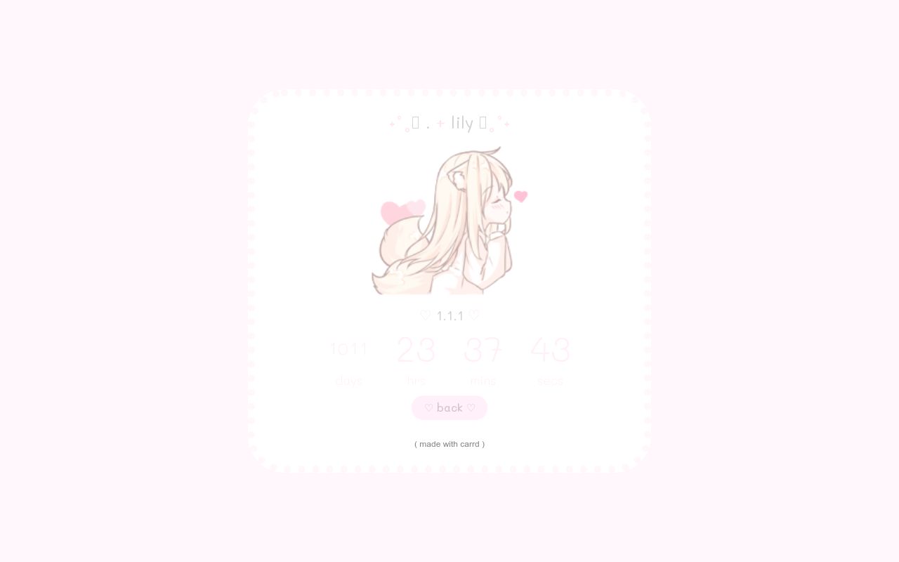 Carrd profile picture for @pea